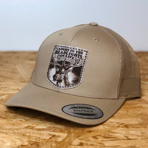 Caught in the Headlights of Life Retro Trucker Cap