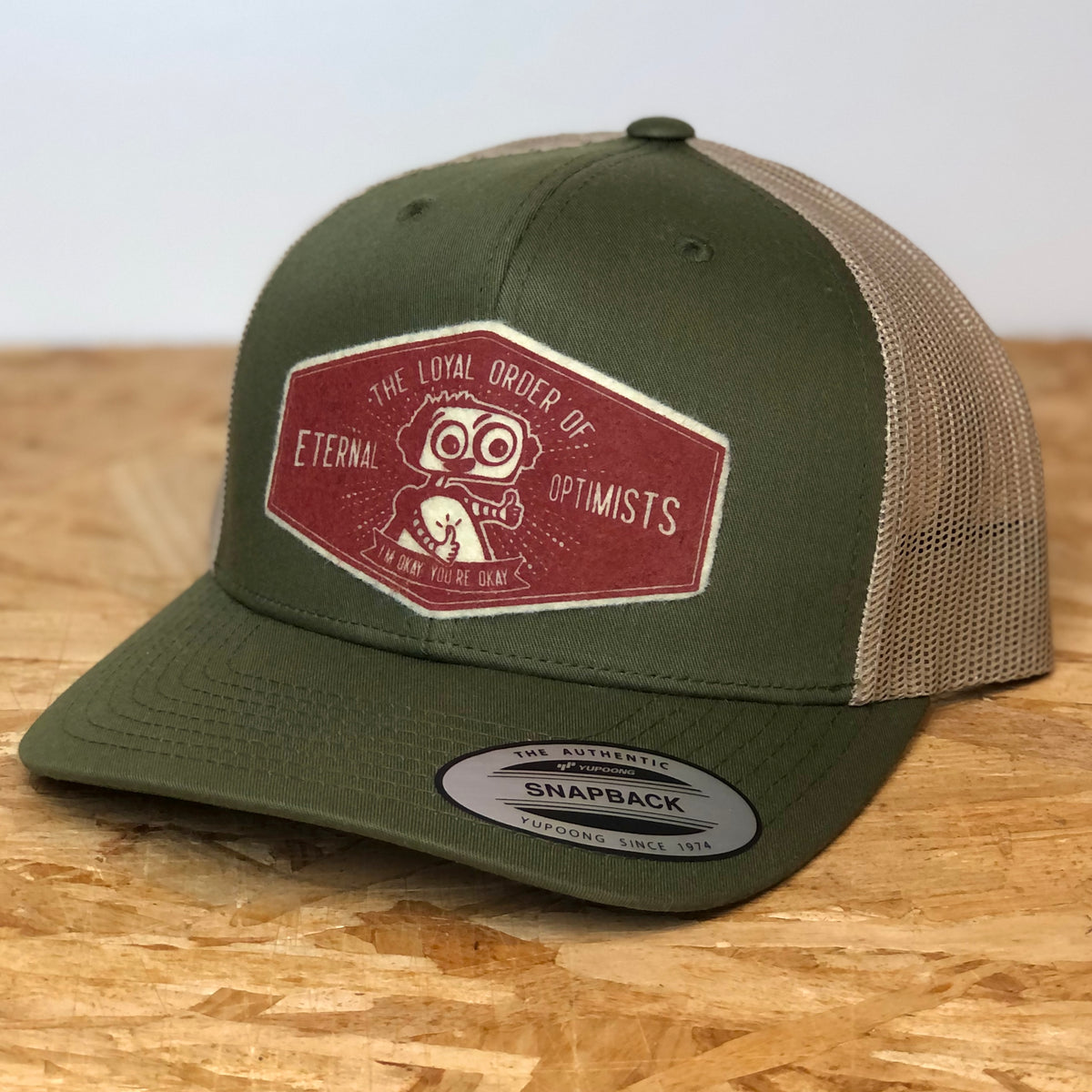 Loyal Order of Eternal Optimists Retro Trucker Cap – All's Well Originals