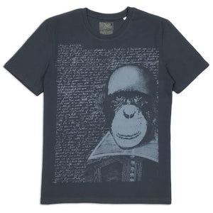Apespeare Shakespeare t-shirt hand printed 100% organic cotton t-shirt