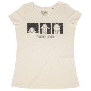 Sherlock Homes t-shirt hand printed organic cotton t-shirt